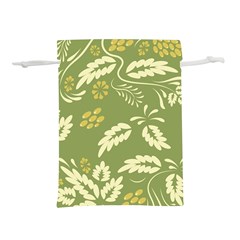 Folk Flowers Pattern Floral Surface Design Seamless Pattern Lightweight Drawstring Pouch (s) by Eskimos