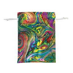 Intricate Painted Swirls Lightweight Drawstring Pouch (m) by kaleidomarblingart