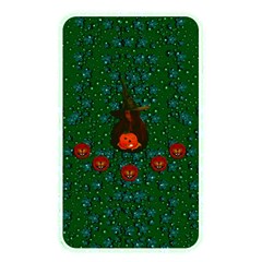 Halloween Pumkin Lady In The Rain Memory Card Reader (rectangular) by pepitasart