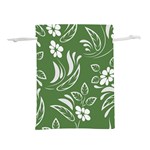 Folk flowers pattern Floral surface design Seamless pattern Lightweight Drawstring Pouch (L) Back