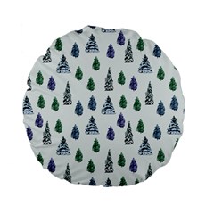Coniferous Forest Standard 15  Premium Flano Round Cushions by SychEva