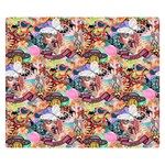 Retro Color Double Sided Flano Blanket (Small)  50 x40  Blanket Back