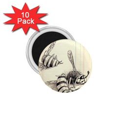 Bees 1 75  Magnets (10 Pack)  by Limerence