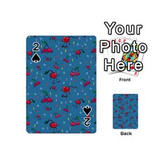 Red Cherries Athletes Playing Cards 54 Designs (mini) by SychEva