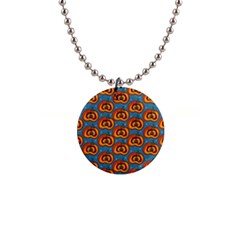 Pumpkin In Pumpkin 1  Button Necklace by SychEva