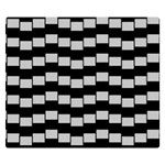 Illusion Blocks Double Sided Flano Blanket (Small)  50 x40  Blanket Back