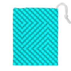 Illusion Waves Pattern Drawstring Pouch (4xl) by Sparkle