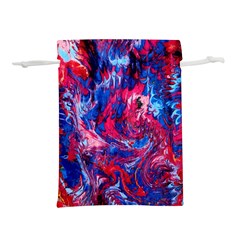 Painted Feathers Lightweight Drawstring Pouch (m) by kaleidomarblingart