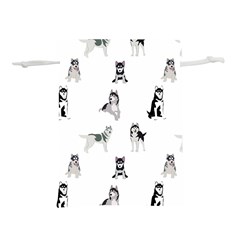 Husky Dogs Lightweight Drawstring Pouch (s) by SychEva