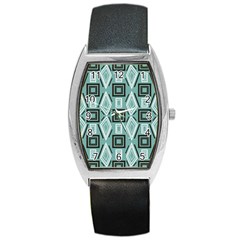 Abstract Geometric Design   Geometric Fantasy   Barrel Style Metal Watch by Eskimos