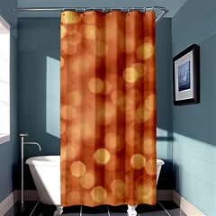 Light Reflections Abstract No7 Peach Shower Curtain 36  X 72  (stall)  by DimitriosArt