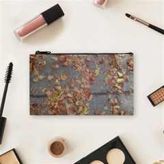 Sidewalk Leaves Cosmetic Bag (small) by SomethingForEveryone