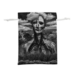 Bw Creepy Fantasy Scene Artwork Lightweight Drawstring Pouch (l) by dflcprintsclothing