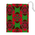 Abstract pattern geometric backgrounds   Drawstring Pouch (4XL) Front