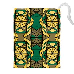 Abstract Pattern Geometric Backgrounds   Drawstring Pouch (4xl) by Eskimos