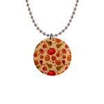 Pumpkin Muzzles 1  Button Necklace Front