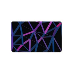 3d Lovely Geo Lines  V Magnet (name Card) by Uniqued