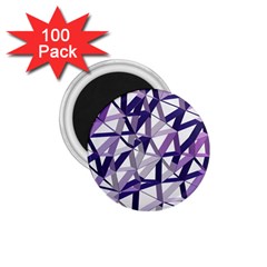 3d Lovely Geo Lines X 1 75  Magnets (100 Pack)  by Uniqued