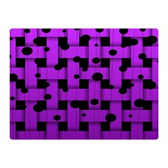 Weaved Bubbles At Strings, Purple, Violet Color Double Sided Flano Blanket (mini)  by Casemiro