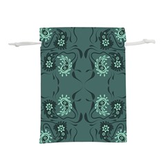 Floral Pattern Paisley Style Paisley Print   Lightweight Drawstring Pouch (s) by Eskimos