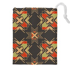 Abstract Geometric Design    Drawstring Pouch (5xl) by Eskimos