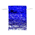 Blue Waves Flow Series 1 Lightweight Drawstring Pouch (M) Front