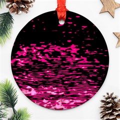 Rose Waves Flow Series 1 Ornament (round) by DimitriosArt