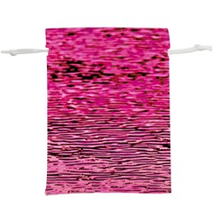 Pink  Waves Flow Series 1  Lightweight Drawstring Pouch (xl) by DimitriosArt