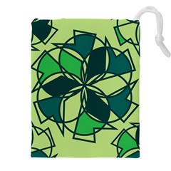 Abstract Pattern Geometric Backgrounds   Drawstring Pouch (4xl) by Eskimos