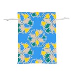 Abstract pattern geometric backgrounds   Lightweight Drawstring Pouch (S) Back
