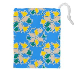 Abstract Pattern Geometric Backgrounds   Drawstring Pouch (4xl) by Eskimos