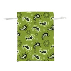 Floral Pattern Paisley Style Paisley Print   Lightweight Drawstring Pouch (s) by Eskimos