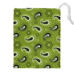 Floral Pattern Paisley Style Paisley Print   Drawstring Pouch (4xl) by Eskimos
