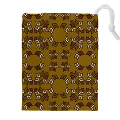 Abstract Pattern Geometric Backgrounds   Drawstring Pouch (5xl) by Eskimos