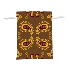 Floral Pattern Paisley Style Paisley Print  Doodle Background Lightweight Drawstring Pouch (s) by Eskimos