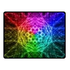 Fractal Design Fleece Blanket (small) by Sparkle
