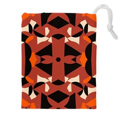 Abstract Pattern Geometric Backgrounds   Drawstring Pouch (5xl) by Eskimos