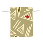 Abstract pattern geometric backgrounds   Lightweight Drawstring Pouch (S) Front