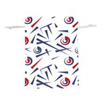 Abstract pattern geometric backgrounds   Lightweight Drawstring Pouch (M) Back