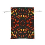 Abstract pattern geometric backgrounds   Lightweight Drawstring Pouch (M) Back
