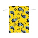 Floral pattern paisley style Paisley print  Doodle background Lightweight Drawstring Pouch (S) Front