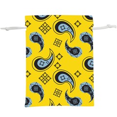 Floral Pattern Paisley Style Paisley Print  Doodle Background  Lightweight Drawstring Pouch (xl) by Eskimos