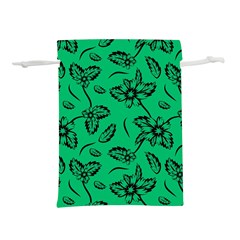 Folk Flowers Print Floral Pattern Ethnic Art Lightweight Drawstring Pouch (s) by Eskimos