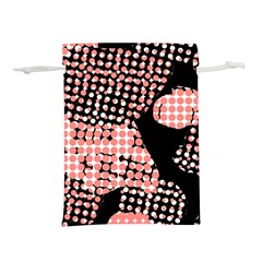 Abstrait Effet Formes Noir/rose Lightweight Drawstring Pouch (s) by kcreatif