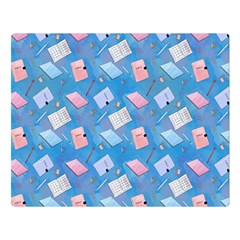 Notepads Pens And Pencils Double Sided Flano Blanket (large)  by SychEva