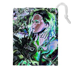 Glam Rocker Drawstring Pouch (5xl) by MRNStudios