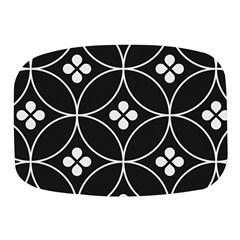 Black And White Pattern Mini Square Pill Box by Valentinaart