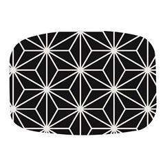 Black And White Pattern Mini Square Pill Box by Valentinaart