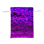 Magenta waves flow series 2 Lightweight Drawstring Pouch (S) Front