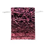 Pink  waves flow series 11 Lightweight Drawstring Pouch (S) Back